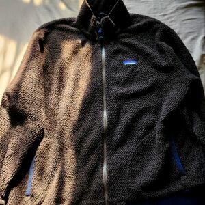 Patagonia- Woolyester Fleece Jacket- Brown- XL